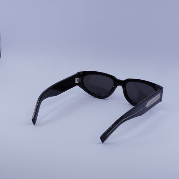 Saint Laurent SL618 001 Sunglasses Black Cat Eye Frame, Black Lenses main image 7